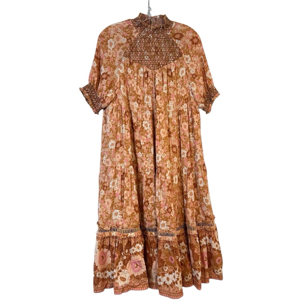 Spell & The Gypsy Anne Midi Gown - Peach